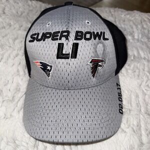 2017 SuperBowl 47 Brand Baseball Hat Cap gray/navy HTX Athletic Mesh Trucker4857